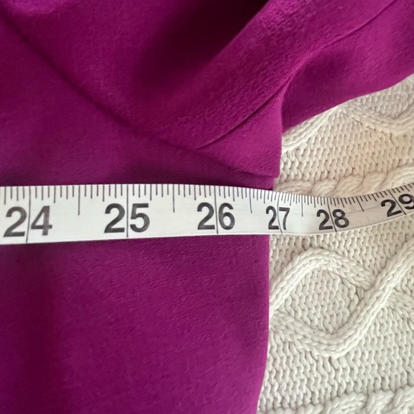 Tahari Arthur S Levine Designer Open Blazer Jacket Plum Women's Size 20W - Picture 13 of 15